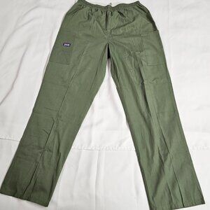 Cherokee Work Wear M Olive Green Scrub Pants